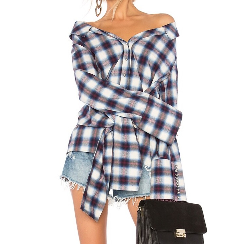 OFF-WHITE Down The Shoulder Shirt XS